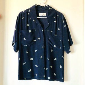 VTG 1980s Linda Allard for Ellen Tracy Shirt